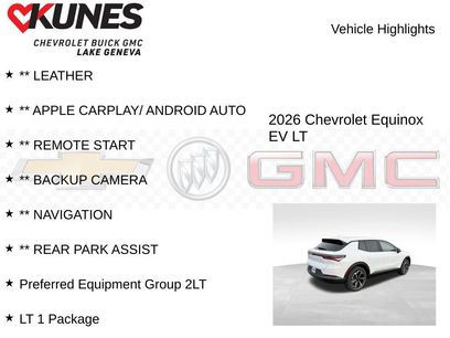 New 2026 Chevrolet Equinox EV LT w/ LPO, All-Weather Mat Package