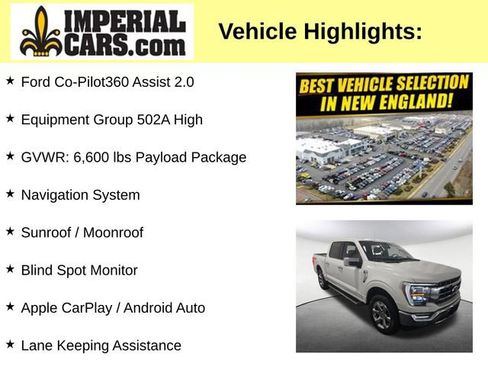 Used 2023 Ford F150 Lariat w/ Equipment Group 502A High image 3