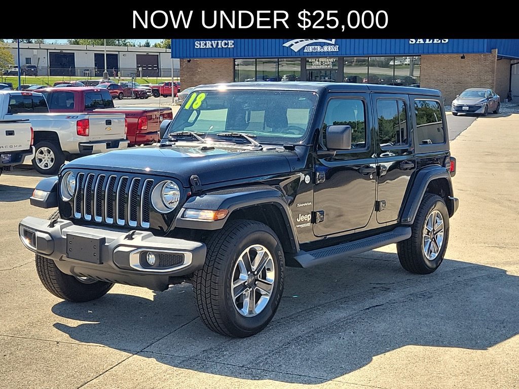 Used 2018 Jeep Wrangler Unlimited Sahara w/ Cold Weather Group AWD/4WD image 2
