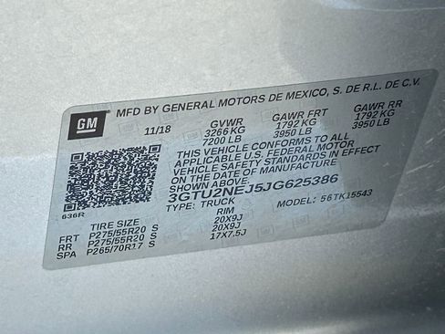 Used 2018 GMC Sierra 1500 SLT AWD/4WD image 35