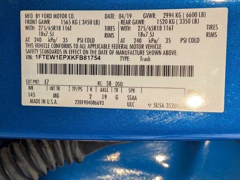 Certified 2019 Ford F150 XLT w/ Equipment Group 302A Luxury AWD/4WD image 29