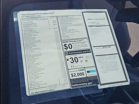 New 2027 BMW M440i Coupe w/ Premium Package RWD image 17