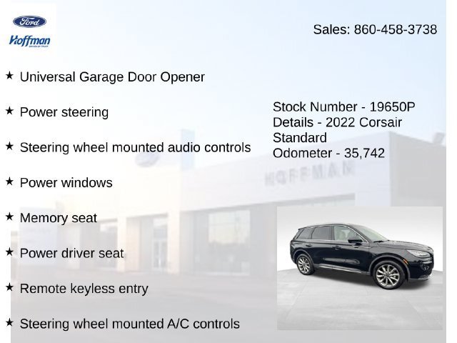 Certified 2022 Lincoln Corsair AWD w/ Premium Package image 25