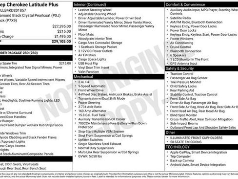 Used 2019 Jeep Cherokee Latitude Plus image 4