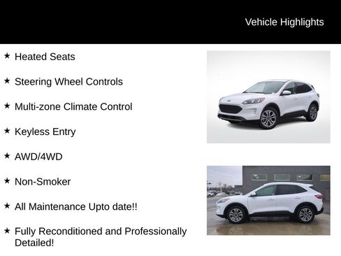 Used 2022 Ford Escape SEL w/ Class II Trailer Tow Package image 11