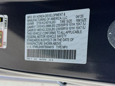 New 2026 Honda Odyssey Elite image 42