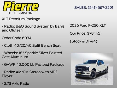 New 2026 Ford F250 XLT w/ XLT Premium Package image 24