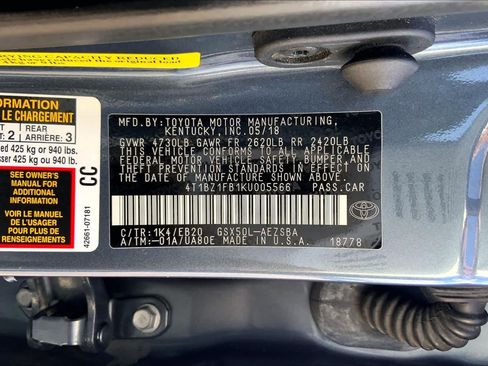 Used 2019 Toyota Avalon Touring w/ Advanced Safety Package FWD image 36