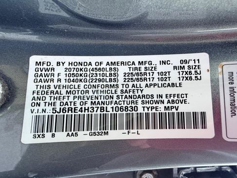 Used 2011 Honda CR-V LX image 18
