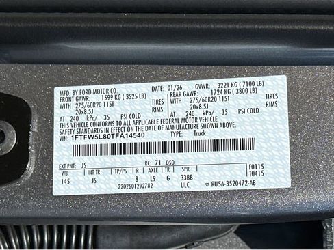 New 2026 Ford F150 Lariat w/ Equipment Group 502A High image 38