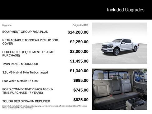New 2026 Ford F150 Platinum w/ Equipment Group 703A Plus AWD/4WD image 5