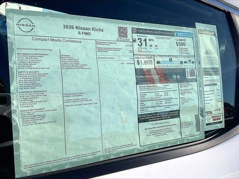 New 2026 Nissan Kicks S image 14