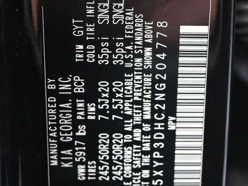 Used 2022 Kia Telluride EX w/ EX Premium Package AWD/4WD image 9