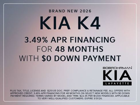 New 2026 Kia K4 EX image 2