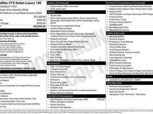 Used 2014 Cadillac CTS Luxury image 34