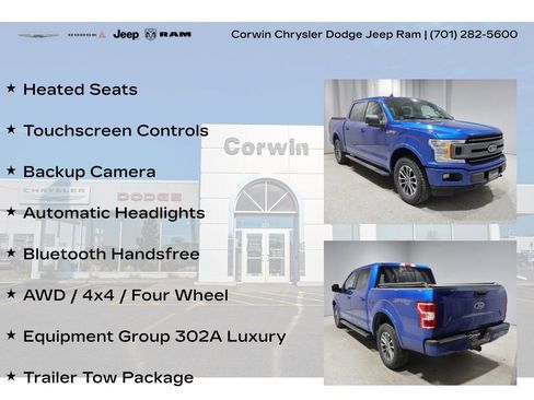 Used 2018 Ford F150 XLT w/ Equipment Group 302A Luxury AWD/4WD image 8
