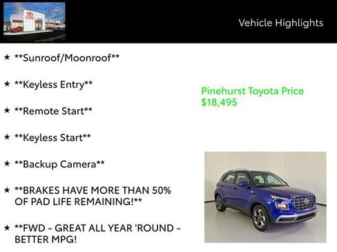 Certified 2024 Hyundai Venue SEL image 13