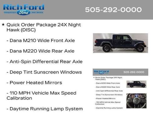 Used 2025 Jeep Gladiator Sport AWD/4WD image 16