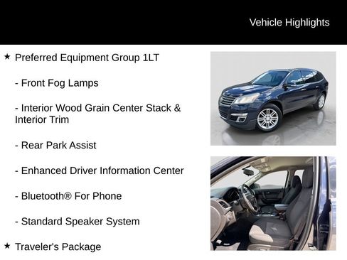 Used 2015 Chevrolet Traverse LT w/ Traveler's Package FWD image 11