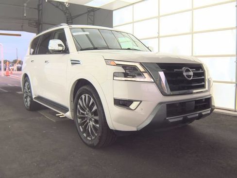 Certified 2023 Nissan Armada Platinum w/ Captain's Chairs Package RWD image 1