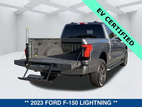 Certified 2023 Ford F150 Lightning XLT w/ Equipment Group 312A High image 13