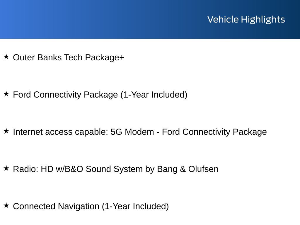 New 2026 Ford Bronco Sport Outer Banks w/ Outer Banks Tech Package+ AWD/4WD image 3