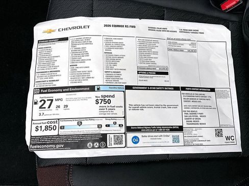 New 2026 Chevrolet Equinox RS image 14