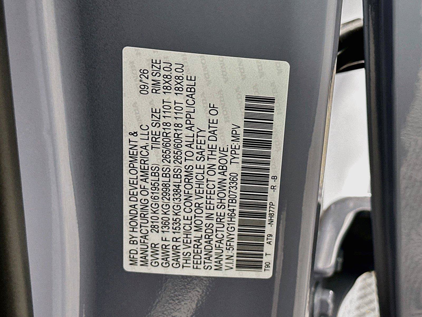New 2026 Honda Pilot TrailSport image 24