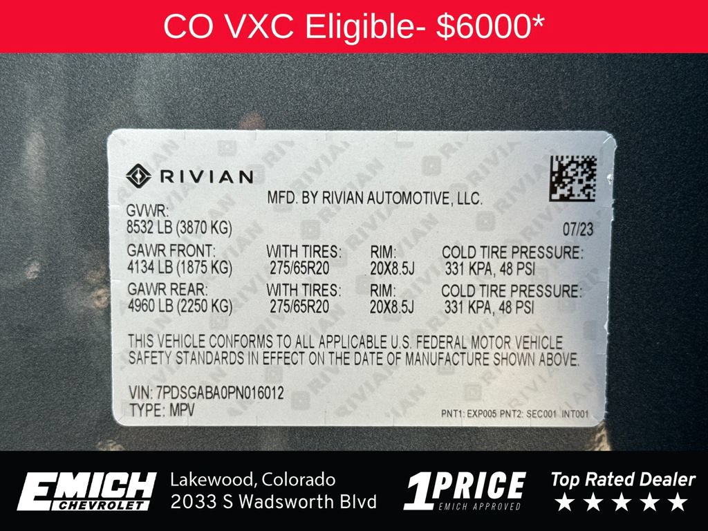 Used 2023 Rivian R1S Adventure Quad AWD/4WD image 30