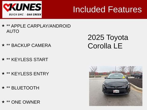 Used 2025 Toyota Corolla LE image 2