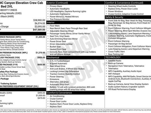 New 2026 GMC Canyon Elevation w/ Convenience Package RWD image 22