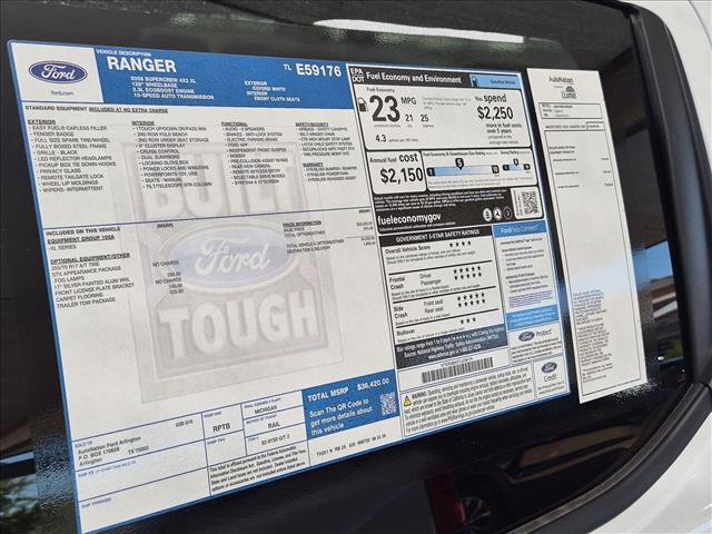 New 2026 Ford Ranger XL w/ Trailer Tow Package RWD image 17