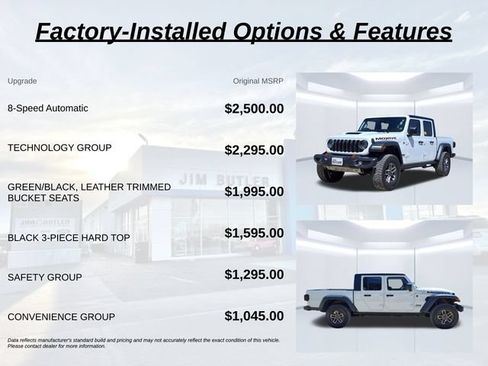 Used 2024 Jeep Gladiator Mojave w/ Technology Group AWD/4WD image 2