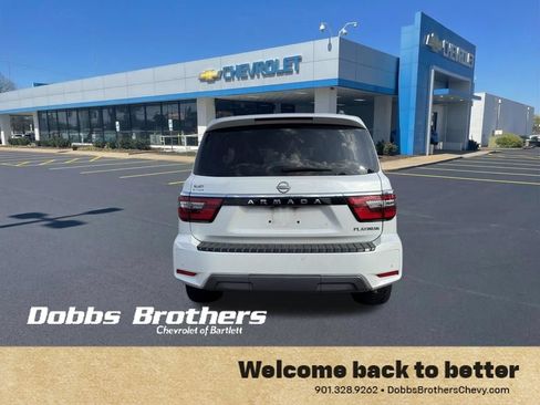 Used 2022 Nissan Armada Platinum w/ Captain's Chairs Package AWD/4WD image 7