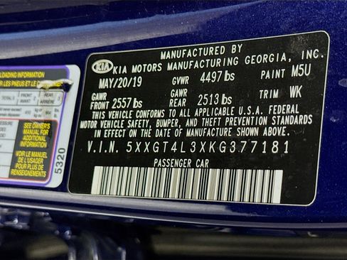 Used 2019 Kia Optima S w/ S Panoramic Sunroof Package image 40