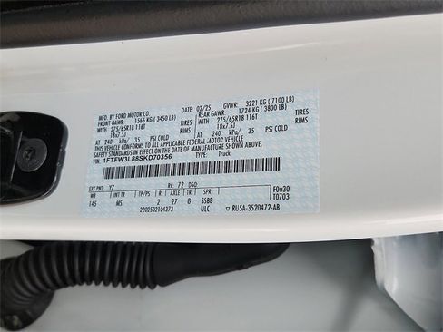 Certified 2025 Ford F150 XLT w/ Equipment Group 301A Standard image 15