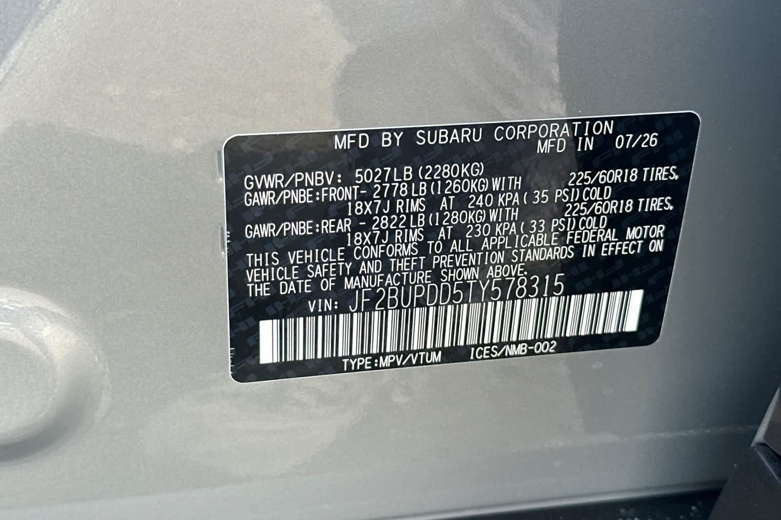 New 2026 Subaru Outback Limited AWD/4WD image 27