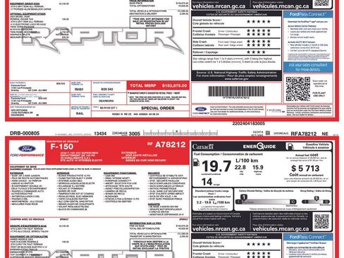 Used 2024 Ford F150 Raptor w/ Equipment Group 803A Raptor R image 37