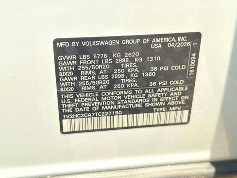 New 2026 Volkswagen Atlas Cross Sport SE AWD/4WD image 31