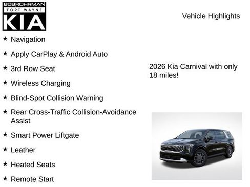 New 2026 Kia Carnival EX FWD image 7