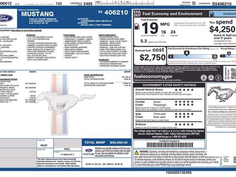 New 2025 Ford Mustang GT Premium image 2