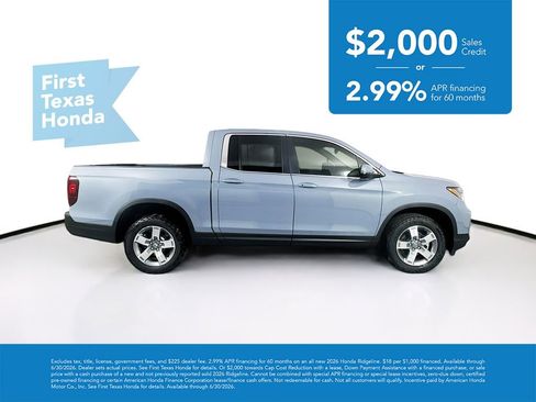 New 2026 Honda Ridgeline RTL image 8