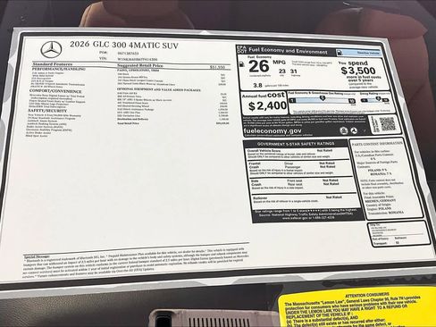 New 2026 Mercedes-Benz GLC 300 4MATIC image 18