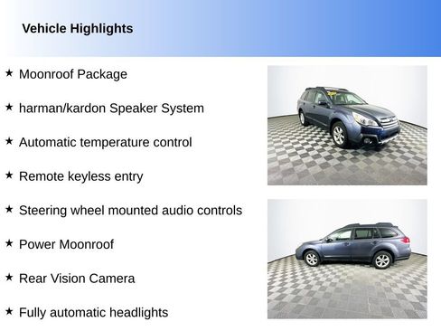 Used 2014 Subaru Outback 2.5i Limited w/ Moonroof Package image 2