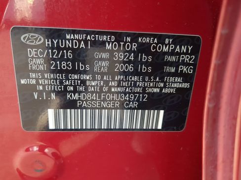 Used 2017 Hyundai Elantra Limited w/ Cargo Package image 30