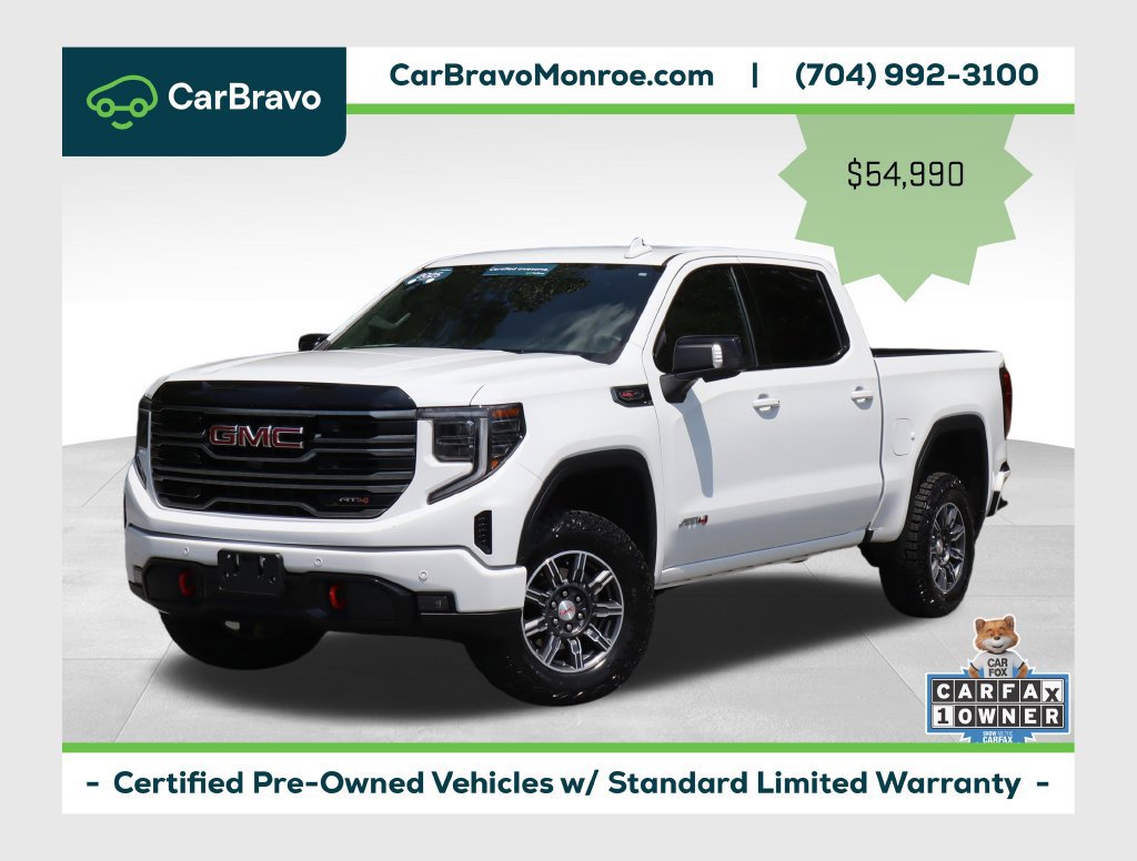 Certified 2025 GMC Sierra 1500 AT4 AWD/4WD 360° Tour
