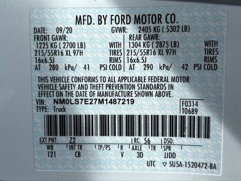 Certified 2021 Ford Transit Connect XL image 25