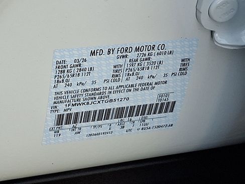 New 2026 Ford Explorer Tremor w/ Tremor Ultimate Package AWD/4WD image 14