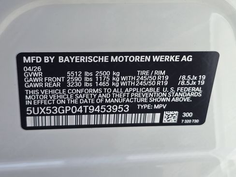 New 2026 BMW X3 xDrive30i w/ M Sport Package AWD/4WD image 59