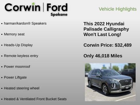 Used 2022 Hyundai Palisade Calligraphy AWD/4WD image 6